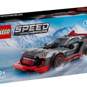 LEGO Speed Champions Gray and Red Audi S1 e-tron Quattro Race Car